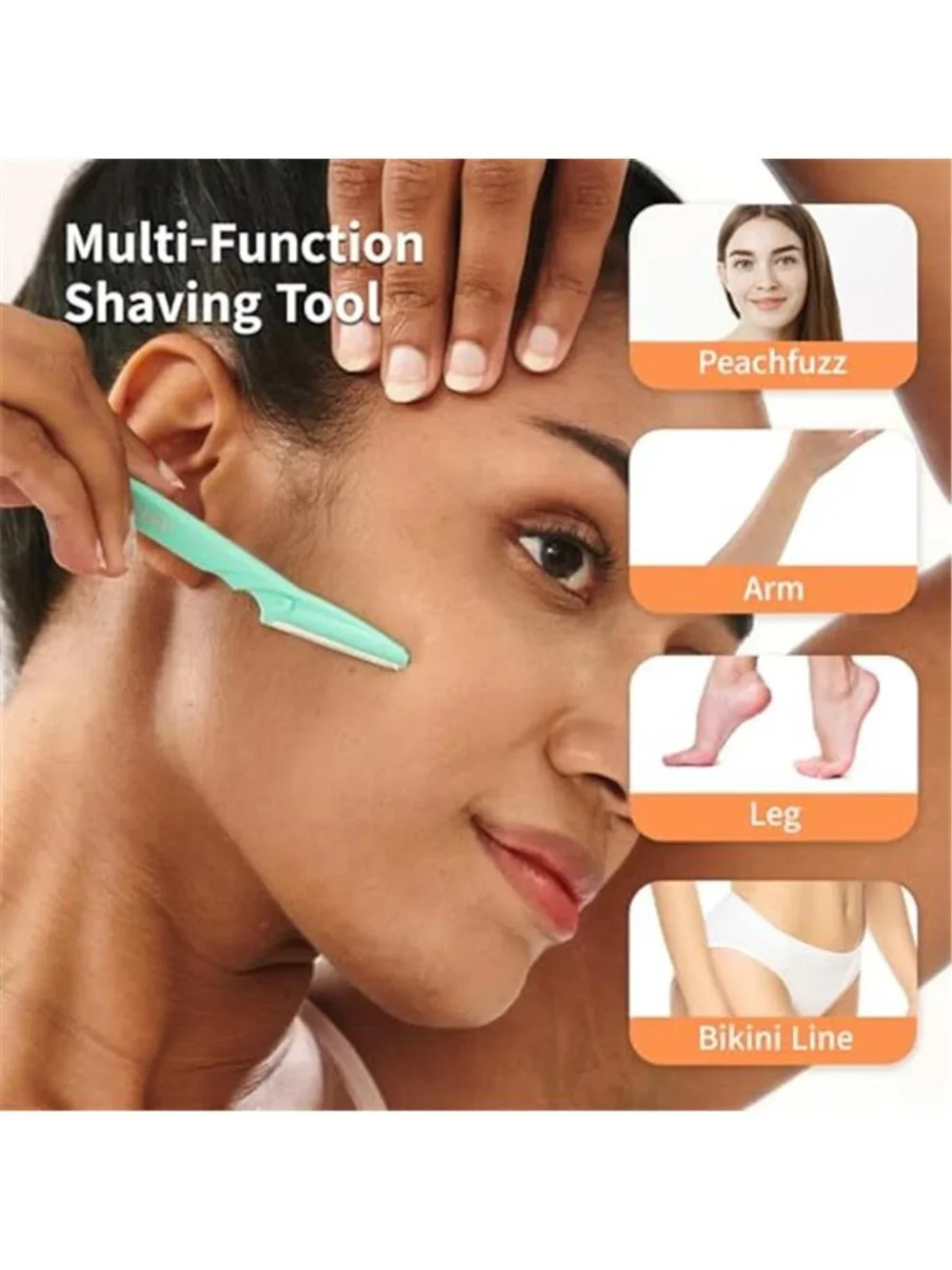 Tinkle Dermaplaning Tool 6ct, Dermaplane Razor for Women